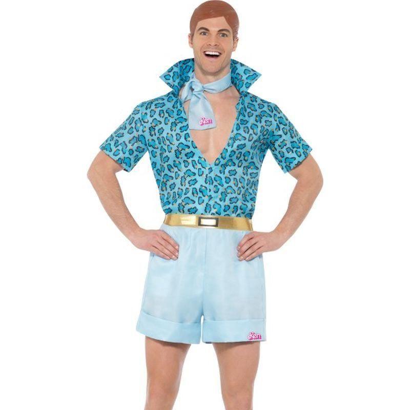 Unleash Your Inner Wildcat with the Blue Leopard Print Ken Costume!