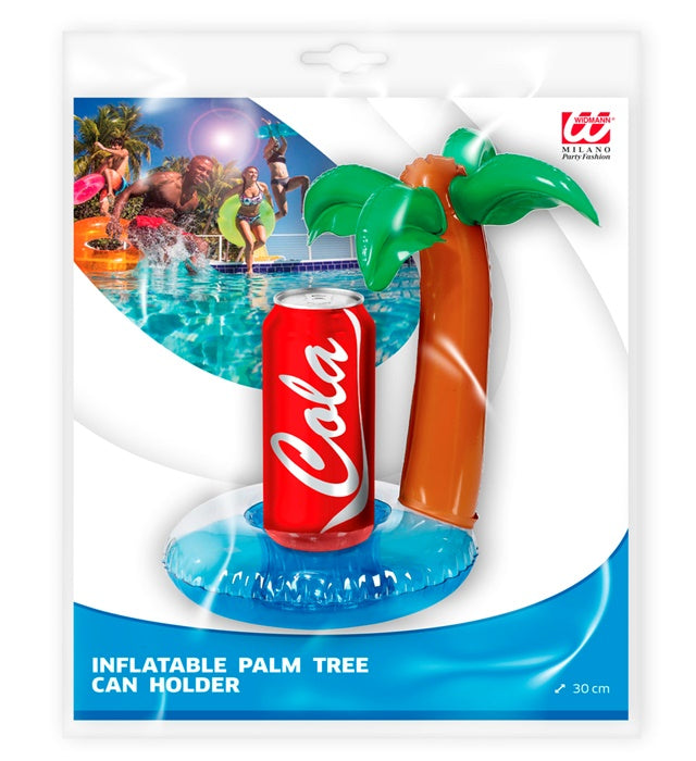Inflatable Palm Tree Can Holder H 30 Cm - Ø 20 Cm