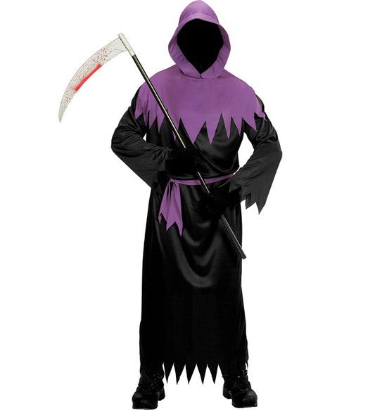 Phantom Hooded Robe With Invisible Face Mask, Belt