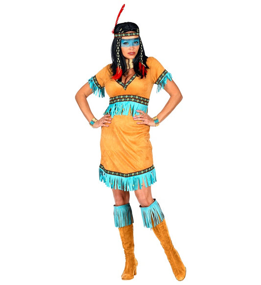 Native Indian Dress, Headband With Feather