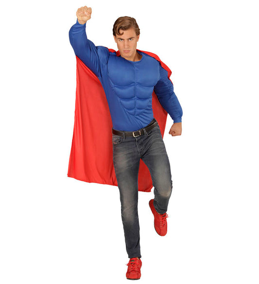 Super Muscle Hero Muscle Shirt, Cape