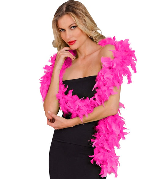 Neon Pink Feather Boa - 1,80 M - 50 G