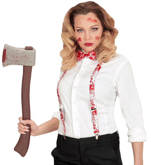 Psycho Bloody Braces & Bow Tie