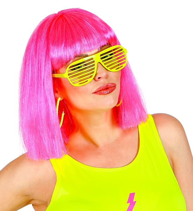 Neon Yellow Shutter Glasses