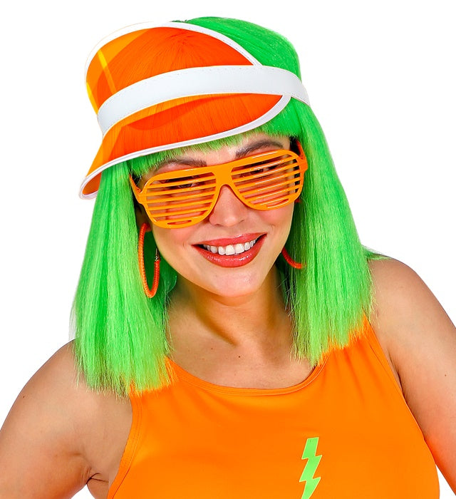 80S Orange Sun Visor