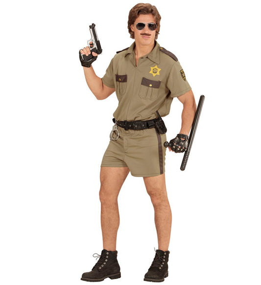 California Highway Patrol Officer Shirt, Shorts, Belt