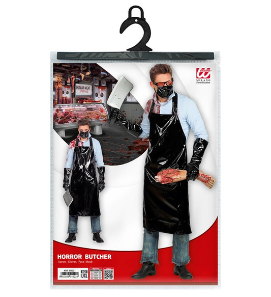 Horror Butcher Apron, Gloves, Face Mask