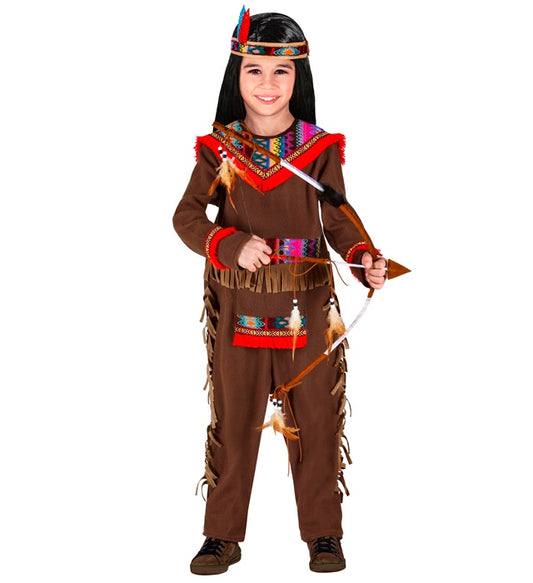 Indian Overalls, Headband With Feathers