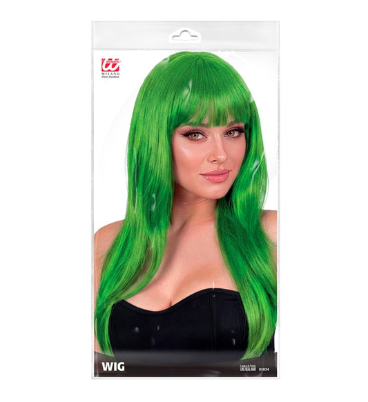 Green Vogue Wig In Polybag