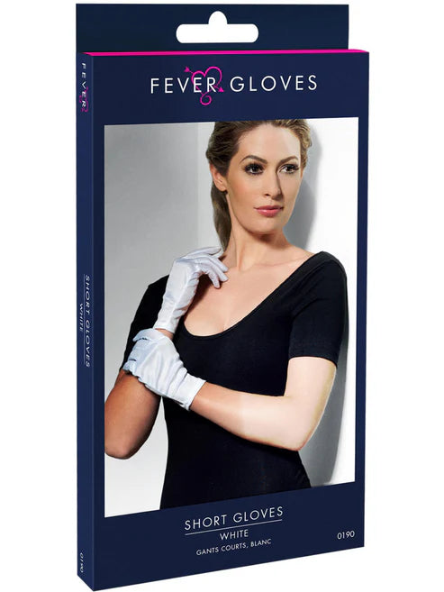 Short White Gloves