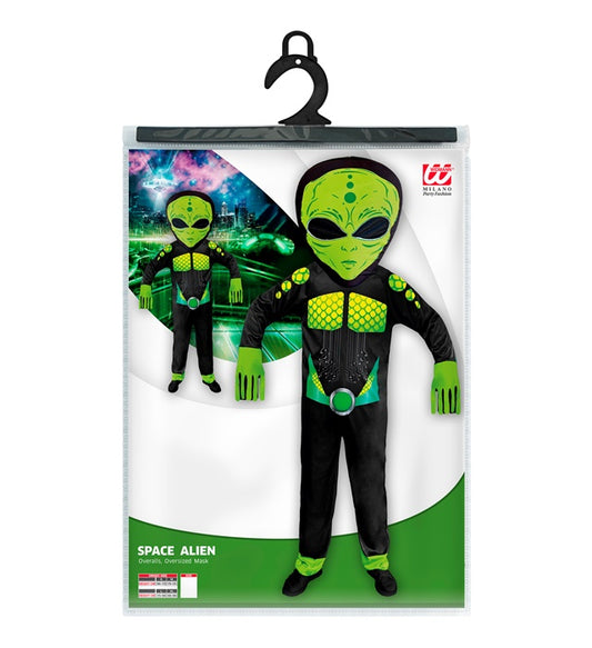 Space Alien Overalls, Oversized Mask