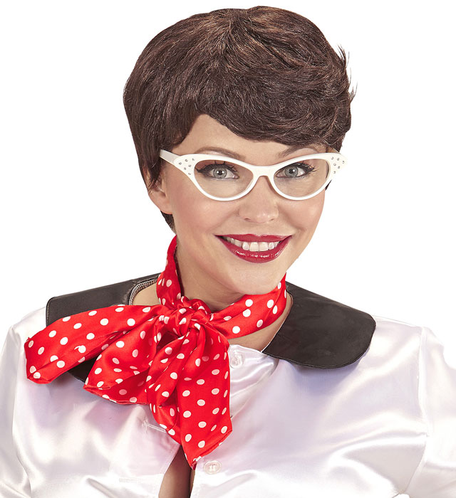 50S Wig With Neckscarf