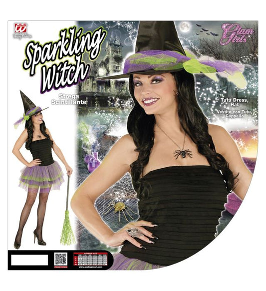 Sparkling Witch Tutu Dress, Hat