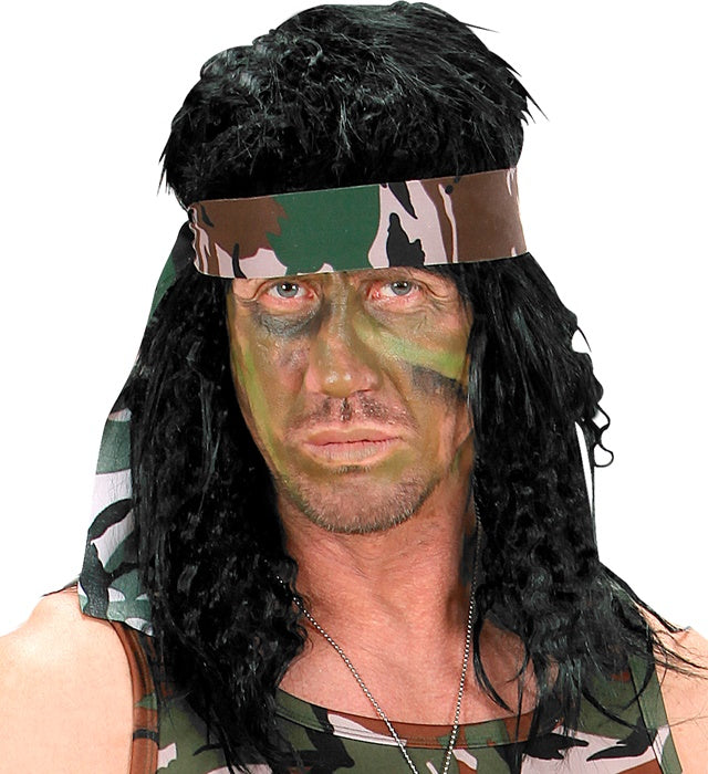 Soldier Makeup Set 4 Makeup Sticks, Brown & Green Makeup In Tray, Applicator