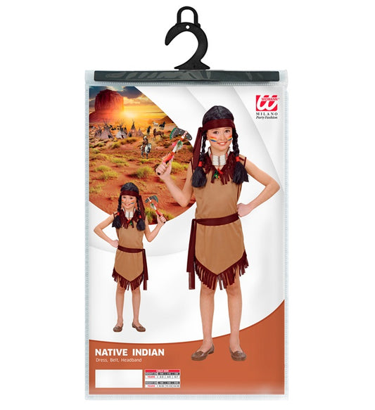 Indian Girl Dress, Belt, Headband