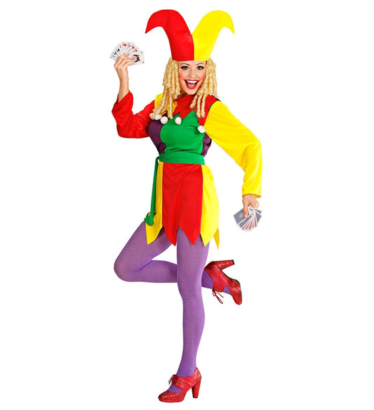 Jolly Jester Dress, Belt, Hat
