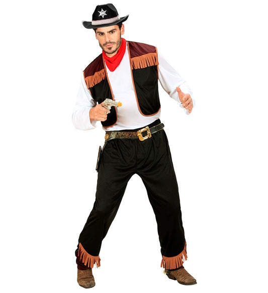 Cowboy Shirt With Vest, Pants, Bandana