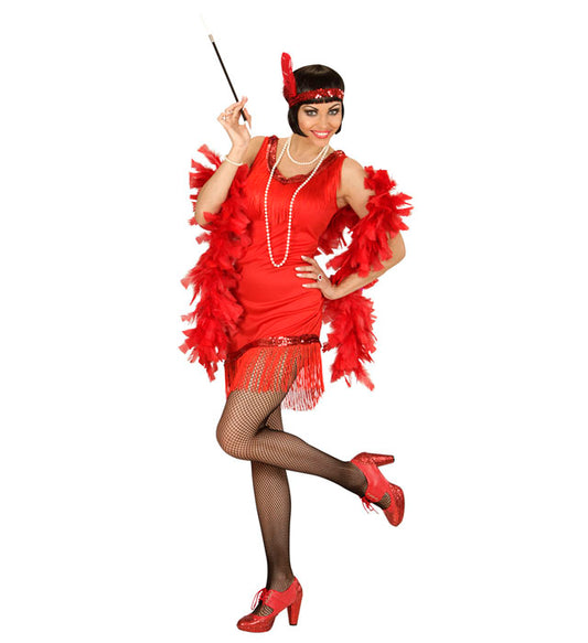 Flapper Dress, Headband With Feather