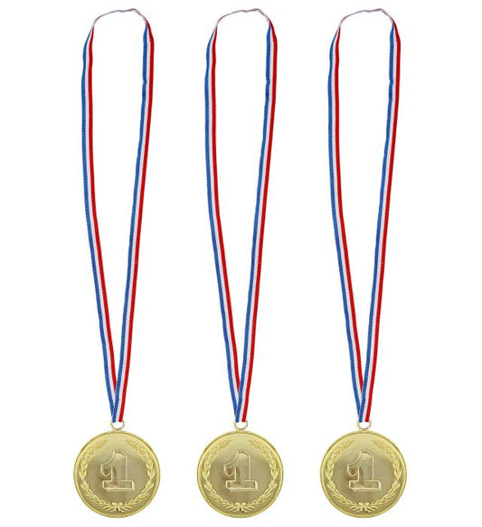 Set Of 3 Gold Medals