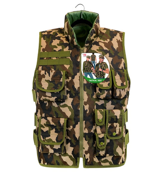 Camouflage Military Tactical Vest Adult Size