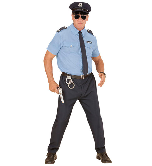 Police Officer Shirt, Pants, Belt, Tie, Hat