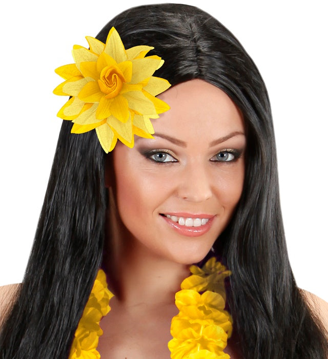 Yellow Flower Hair Clip
