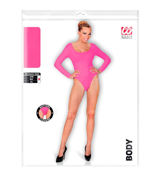 Pink Body Buttons Closure