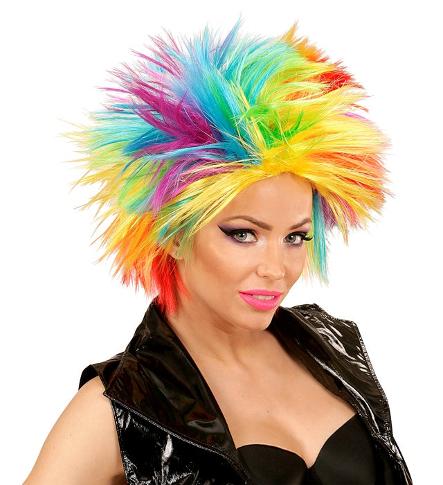 Rainbow Punk Wig In Box