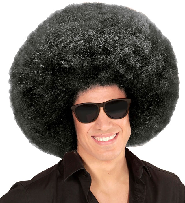 Top Quality Black Oversized Afro Wig In Polybag