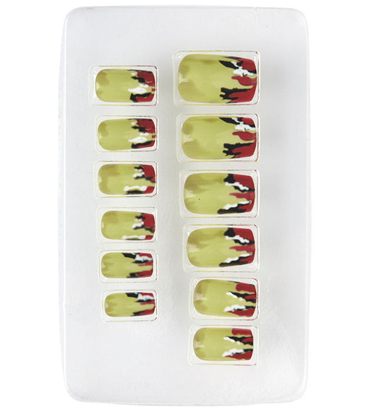Set Of 12 Self-Adhesive Zombie Nails