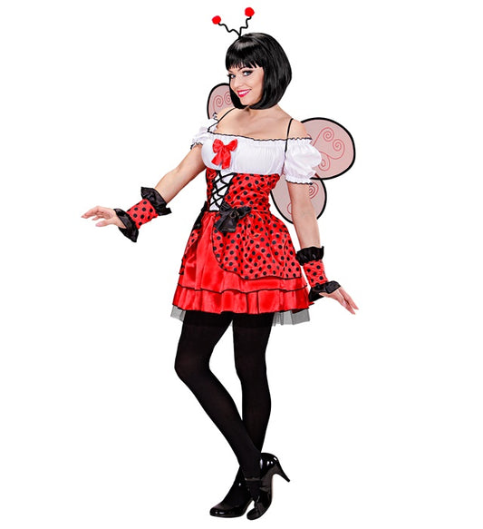 Ladybug Dress, Cuffs, Wings, Antennas