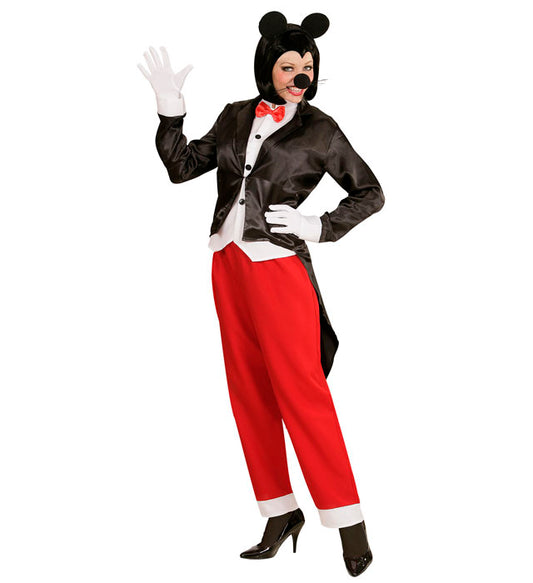 Miss Mouse Tailcoat With Waistcoat & Bow Tie, Pants, Ears