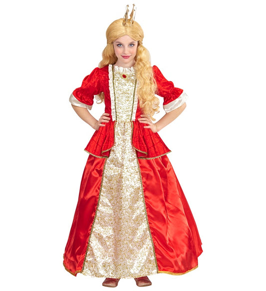 Royal Queen Dress With Crinoline Underskirt