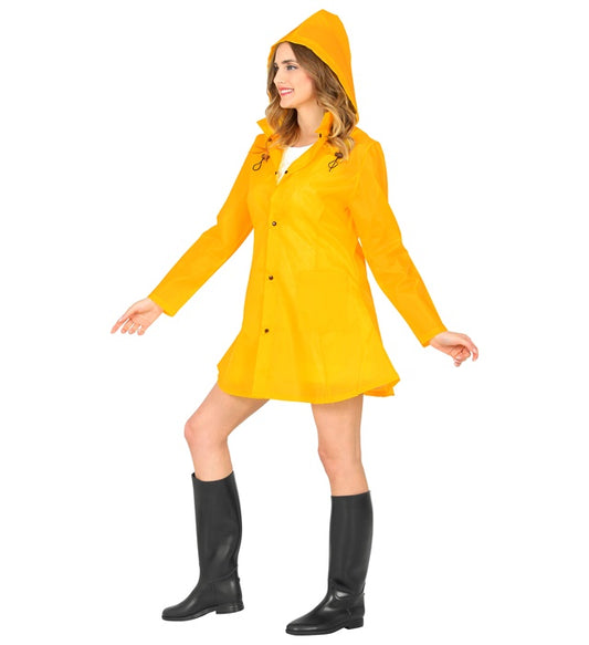 Greta Raincoat” Hooded Coat