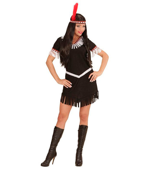 Indian Dress, Headband With Feather