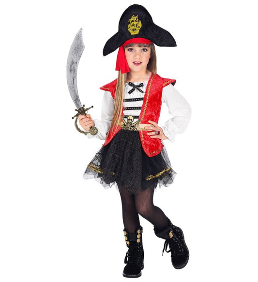 Pirate Captain Tutu Dress, Hat With Bandana
