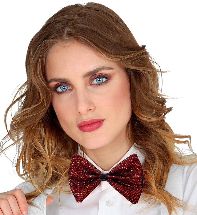 Red Square Bow Tie