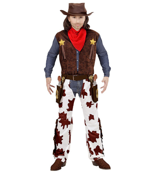 Cowboy Vest, Chaps, Hat, Bandana