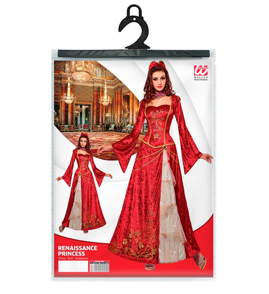 Renaissance Prncess Dress, Ruff, Headpiece