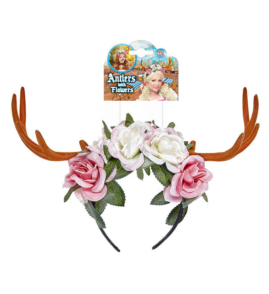 Antlers With Flowers