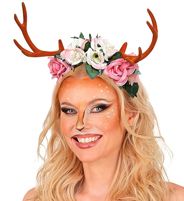 Antlers With Flowers