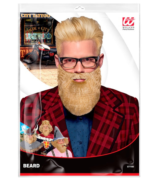 Character Beard With Moustache Blonde