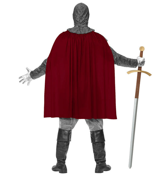 Knight Coat With Cape, Belt, Hood