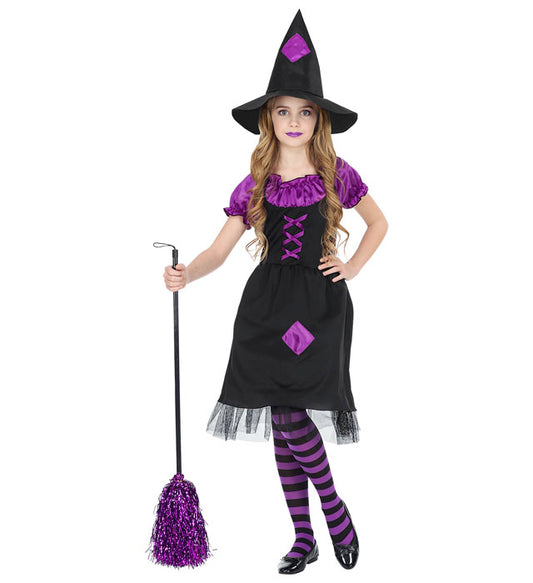 Witch Dress With Crinoline Underskirt, Hat