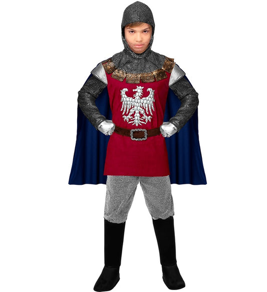 Knight Coat With Cape, Belt, Hood