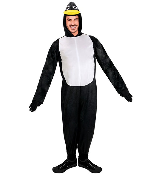Penguin Hooded Jumpsuit With Mask