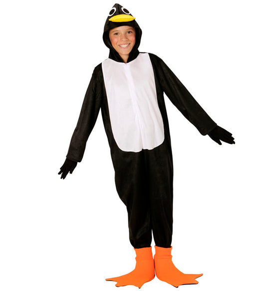 Penguin Hooded Jumpsuit With Mask