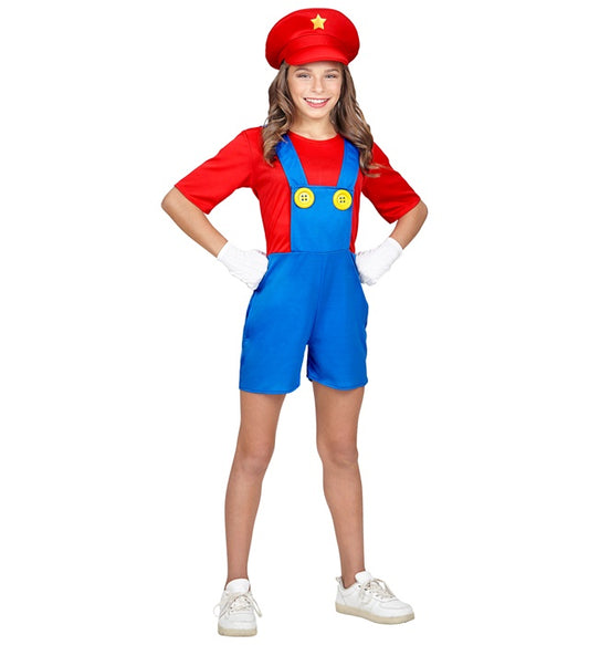 Super Plumber Jumpsuit, Hat