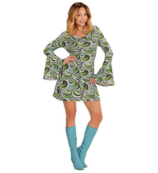 The 70S Groovy Style - Waves Dress