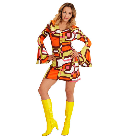 The 70S Groovy Style - Tubes Dress